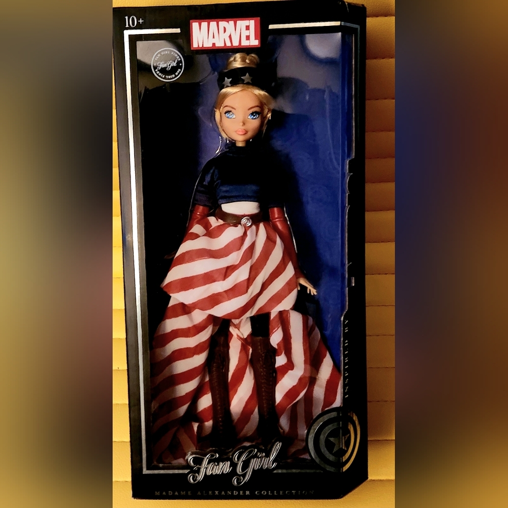 Madame Alexander Marvel Inspired By Captain America Fan Girl Fashion Doll